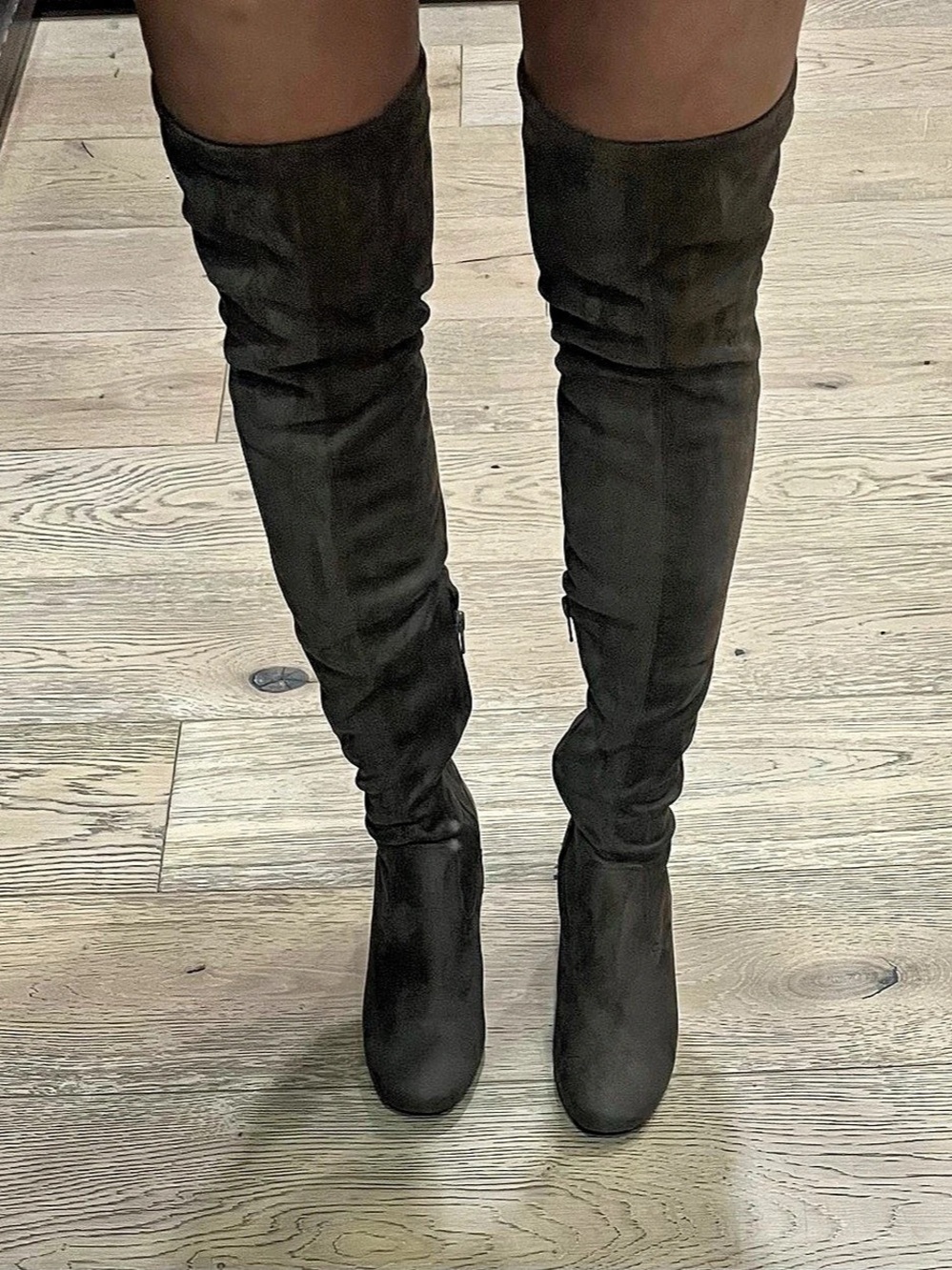 Over-the-Knee Boots in Brown US 8.5M